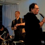 perc. Neil Clarke (left, standing) and MC HM, JFA loft party 2010