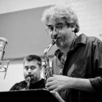 Tim Berne, right; Oscar Noriega, left