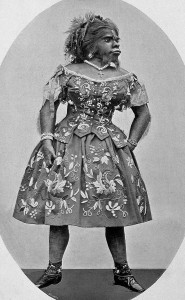 Only known photo of Julia Pastrana (in the public domain)