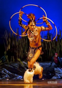Nakotah Larance in Totem, photo by Greg Horn.