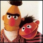 Bert (left) and Ernie