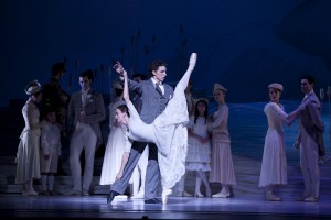 The Australian Ballet's Madeleine Eastoe and Kevin Jackson in Graeme Murphy's "Swan Lake." Photo: Lisa Tomasetti