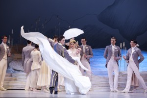 The Australian Ballet's Madeleine Eastoe and Kevin Jackson in Graeme Murphy's "Swan Lake." Photo: Lisa Tomasetti