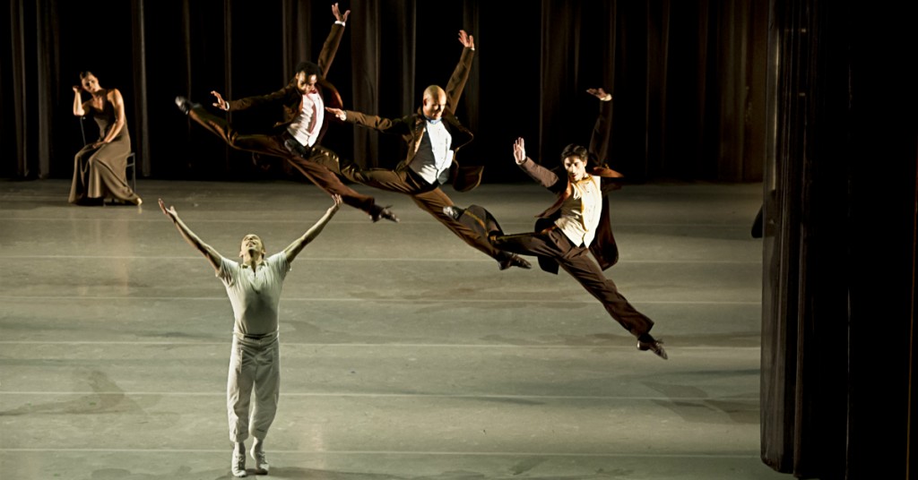Les Ballets de Monte Carlo in the opening section of "Choré." Photo: Alice Blanger