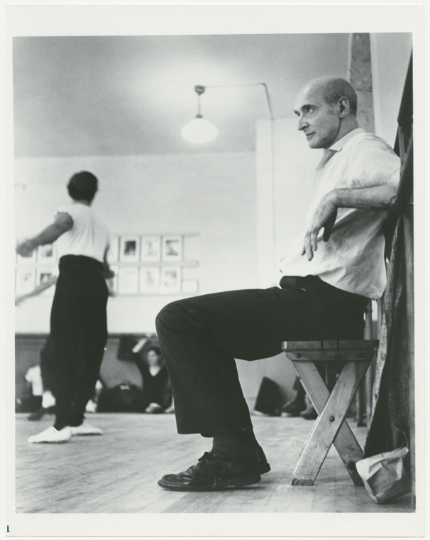 Tudor in rehearsal at New York City Ballet. From the digital collection of the NY Public Library. 