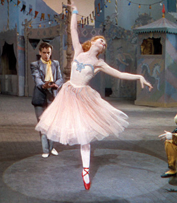 Moira Shearer in Michael Powell and Emeric Pressburger's 1948 film of "The Red Shoes."