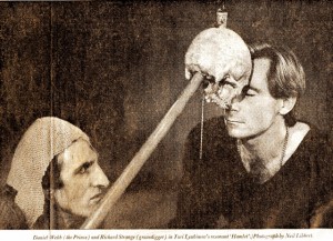 Danny Webb (right) with Richard Strange in Hamlet Photo: Neil Libbert