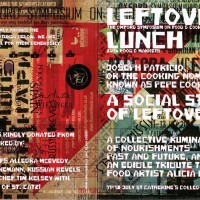 Jake Tilson's design for Pepe's Lefotovers Menu in Homage to Alicia Rios