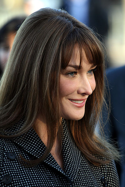 carla bruni. Carla Bruni, wife of French