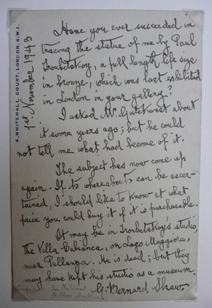 GB Shaw letter.JPG