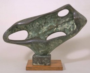 Sea Form (Porthmeor) 1958 by Dame Barbara Hepworth 1903-1975