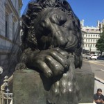 Grieving Canova lion by David Mordini