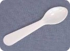 plastic spoon