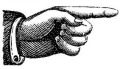 Hand pointing