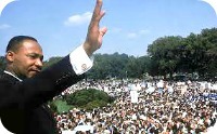 MLK waving