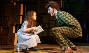 Oona Laurence in Matilda at the Sam S Shubert theatre