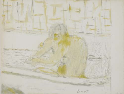 (8) BONNARD FEMME ASSISE