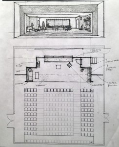 SATCHMO SET SKETCH #2 (LONG WHARF)