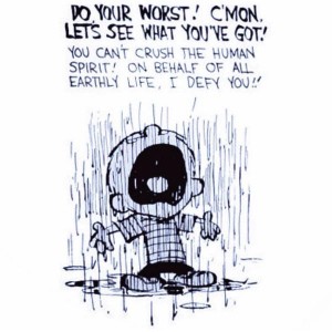 CALVIN IN THE RAIN