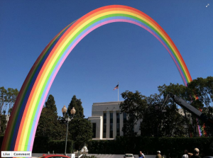 Rainbow Arch by Tony Tasset, Sony Studios, Culver City, CA, 2012