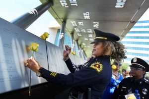 Dallas Police Memorial by Ed Baum