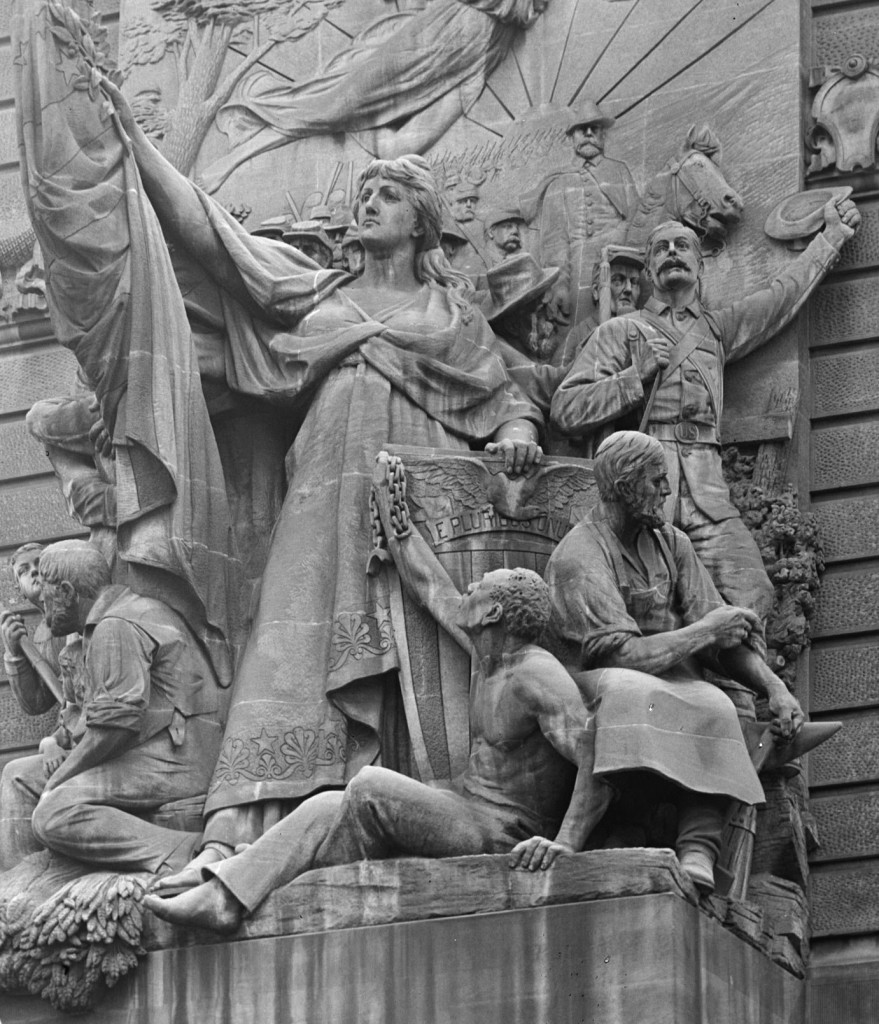 West Face, Soldiers' and Sailors' Monument, 1901