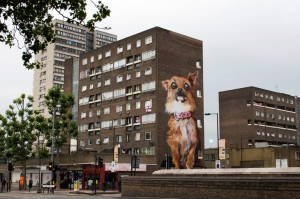 Irony Boe Mural in London
