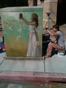 San Jose, Lacey Bryant painting