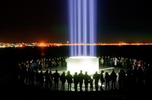 Imagine Peace Tower, Yoko Ono, Iceland, 2007 - Present