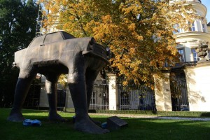 David Cerny, Walking Trabant, Prague 2014