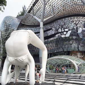 Marc Quinn's Kate Moss in Singapore