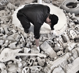 Daniel Arsham at Locust, Miami, 2014