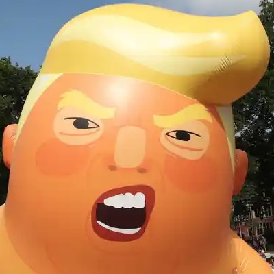 The Baby Blimp Of The U.S. President Will Be Memorialized At The Museum Of London