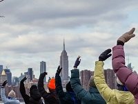 Taking Ballet Class Outdoors In The Middle Of A New York Winter