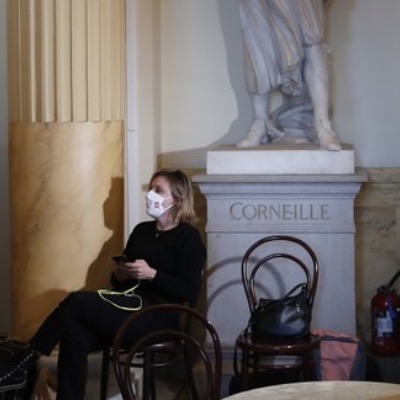 French Culture Workers Occupy Odeon Theatre In Paris