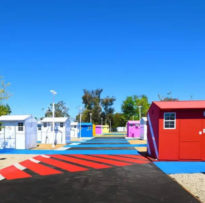 LA Opens A Tiny Home Village For Homeless People