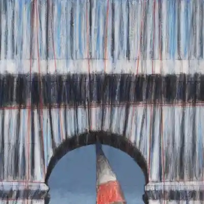 Jeanne-Claude And Christo Drew Up Plans In 1962 To Wrap The Arc De Triomphe