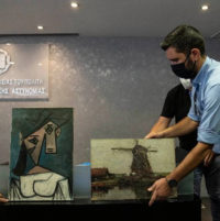 Stolen Picasso, Mondrian Found In Ravine In Greece