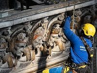 The Italians Who Dangle From Ropes To Repair Historic Sites