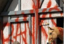 Banksy’s Art Spree Included A Miniature Stable Left At A Model Village