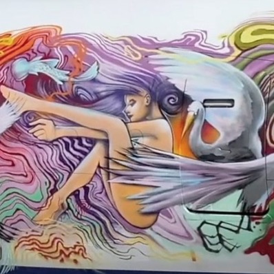 Idled By The Pandemic, An Airplane Becomes A Canvas