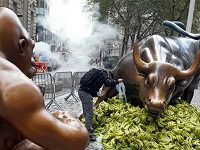 First There Was Wall Street’s “Charging Bull”. Then Came “Fearless Girl”. Now There’s A Bronze Gorilla.