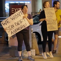 Protesters Picket Opening Night At Philadelphia’s Walnut Street Theatre