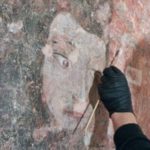 The Delicate Task Of Restoring A Castle’s Medieval Knight Mural