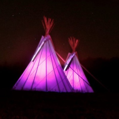 The Oneida Nation Puts Up A Glowing Art Show
