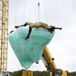 A 30-Hour, Three-Day Theatre Piece Staged On A Three-Ton Ice Block Suspended Over Sydney Harbor