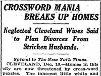 Time Was, Respectable Newspapers Hated Word Games — Even Crossword Puzzles