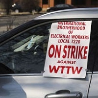 Striking Technicians At Chicago’s PBS Station Are Serious