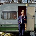She’s Turned A Little RV Into An Eight-Seat Touring Cinema