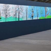 David Hockney Has Made A 314-Foot-Long Scroll Painting